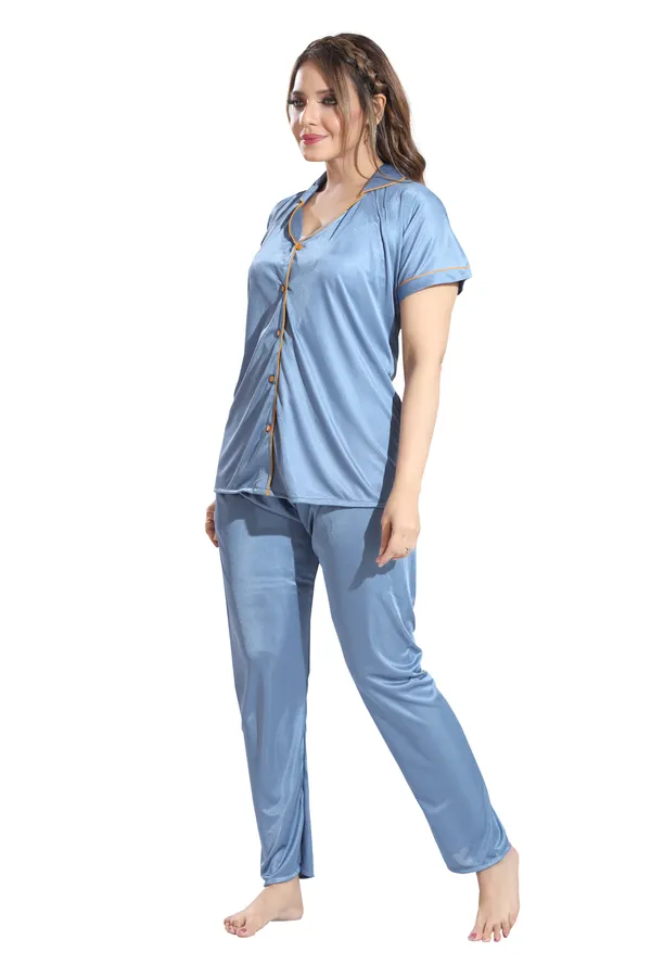 Light_Grey_Satin_Regular_Confortable_Night_Suit_Set_For_Women