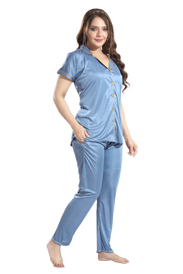 Light_Grey_Satin_Regular_Confortable_Night_Suit_Set_For_Women