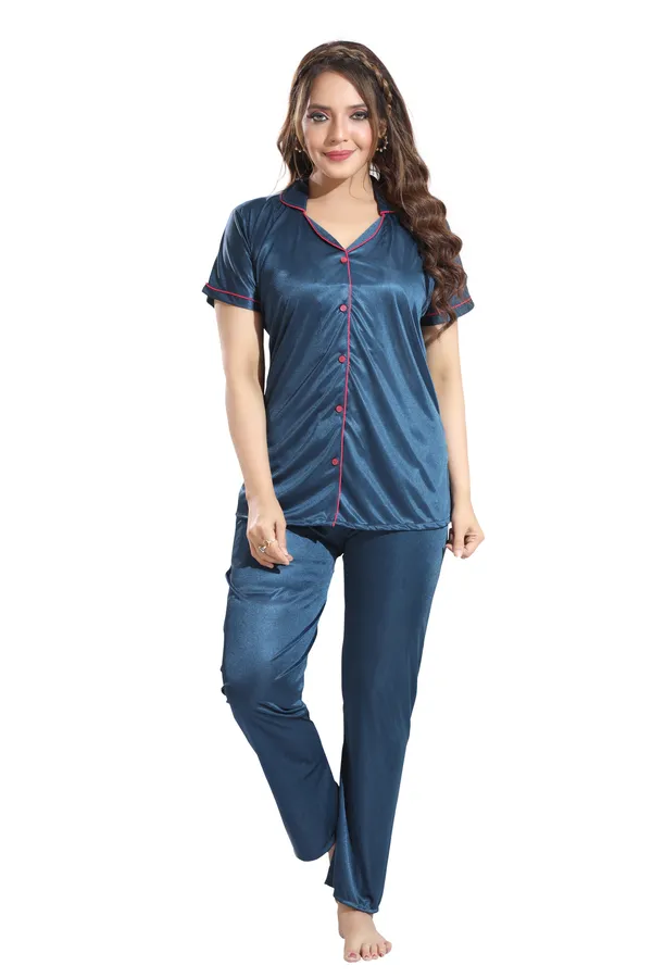 Navy_Blue_Satin_Regular_Confortable_Night_Suit_Set_For_Women
