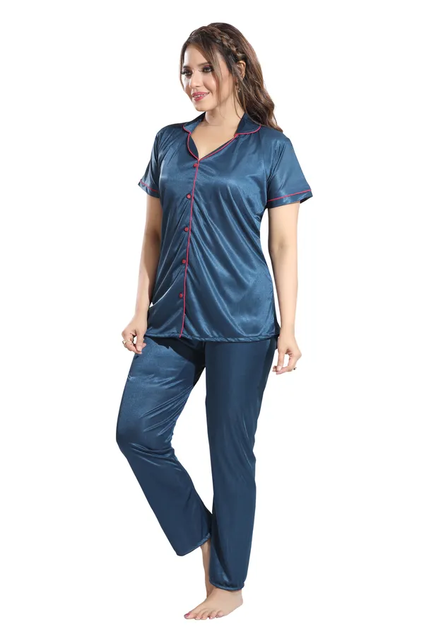 Navy_Blue_Satin_Regular_Confortable_Night_Suit_Set_For_Women