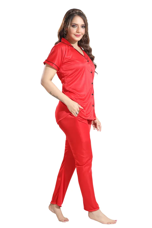 Red_Satin_Regular_Confortable_Night_Suit_Set_For_Women