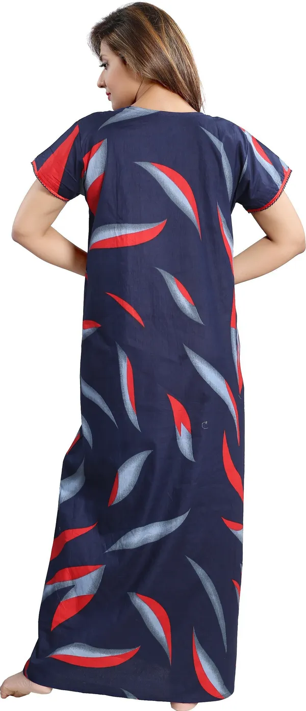 Red_Cotton_Blend_Printed_Regular_Maternity_&_Nursing_Nighty_For_Women