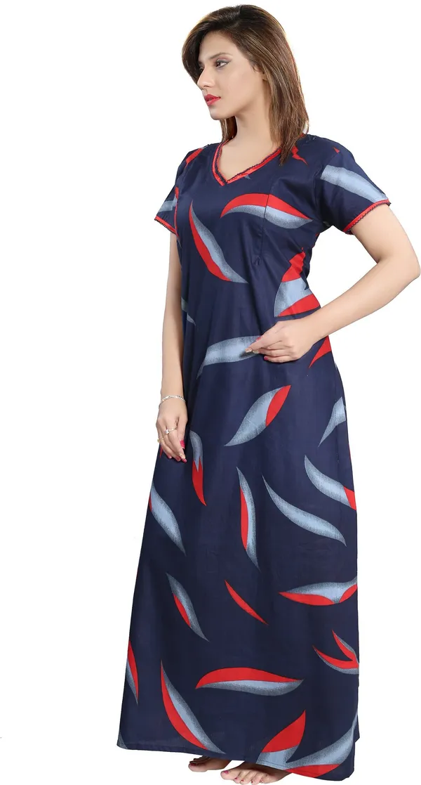 Red_Cotton_Blend_Printed_Regular_Maternity_&_Nursing_Nighty_For_Women