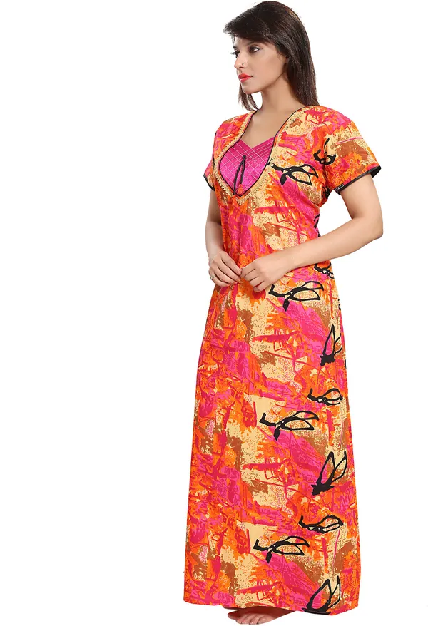 Multicolor_Cotton_Blend_Printed_Regular_Nighty_For_Women
