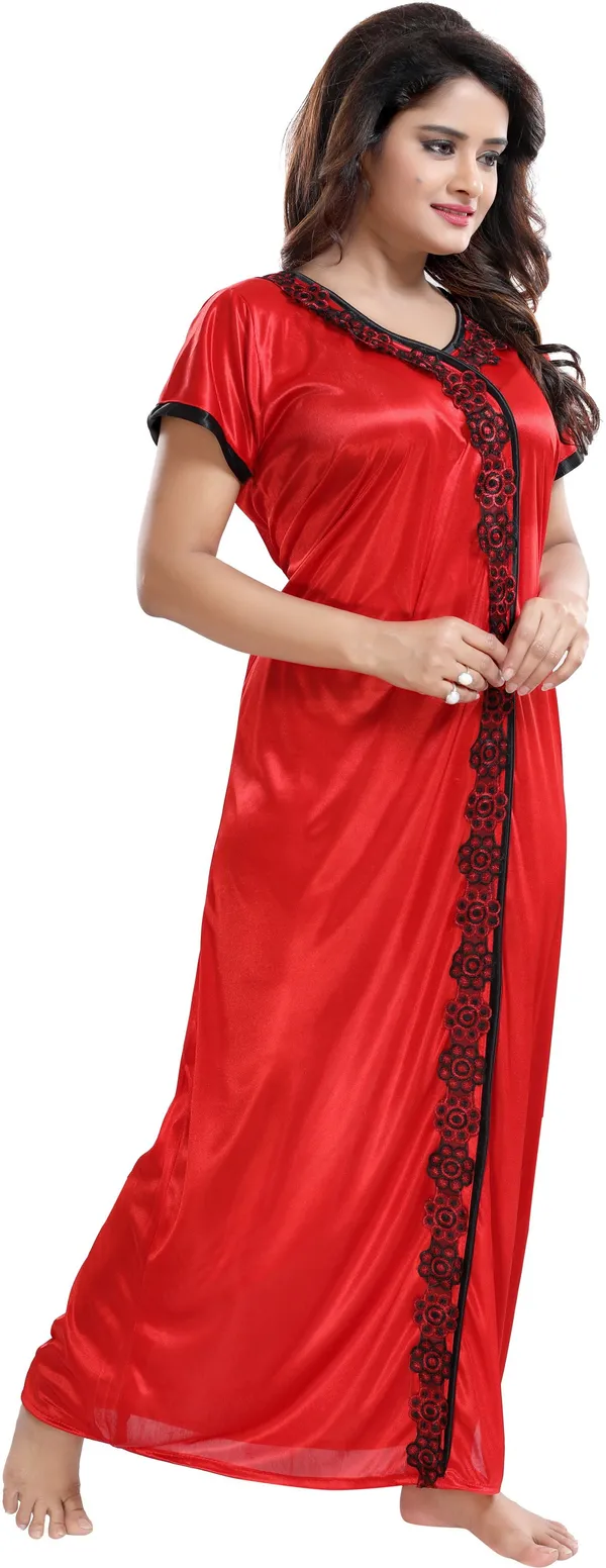 Red_Satin_Lace_Regular_Nighty_For_Women