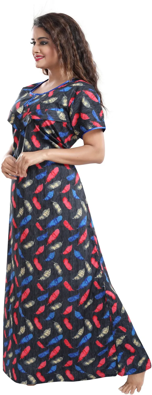 Multicolor_Cotton_Printed_Regular_Maternity_&_Nursing_Nighty_For_Women