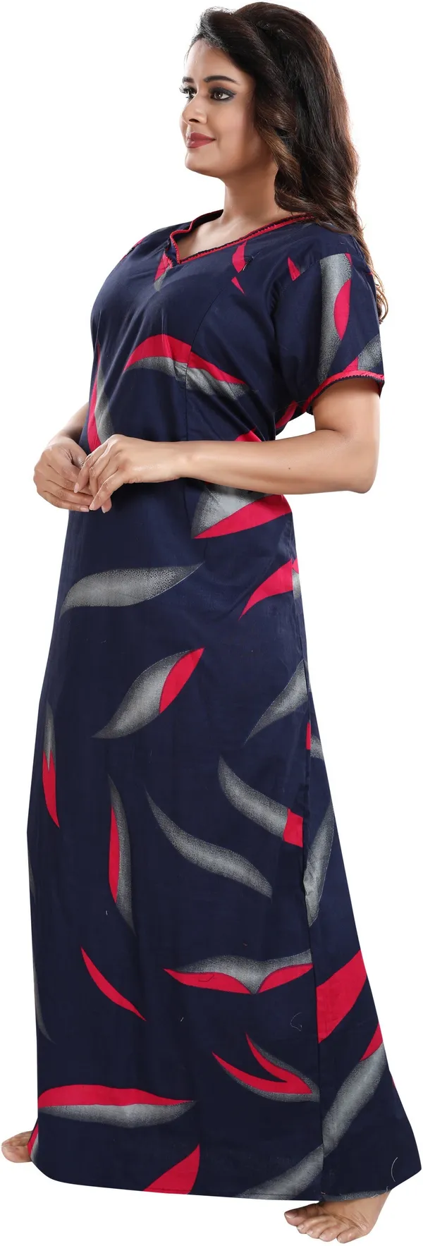 Multicolor_Cotton_Printed_Regular_Maternity_&_Nursing_Nighty_For_Women