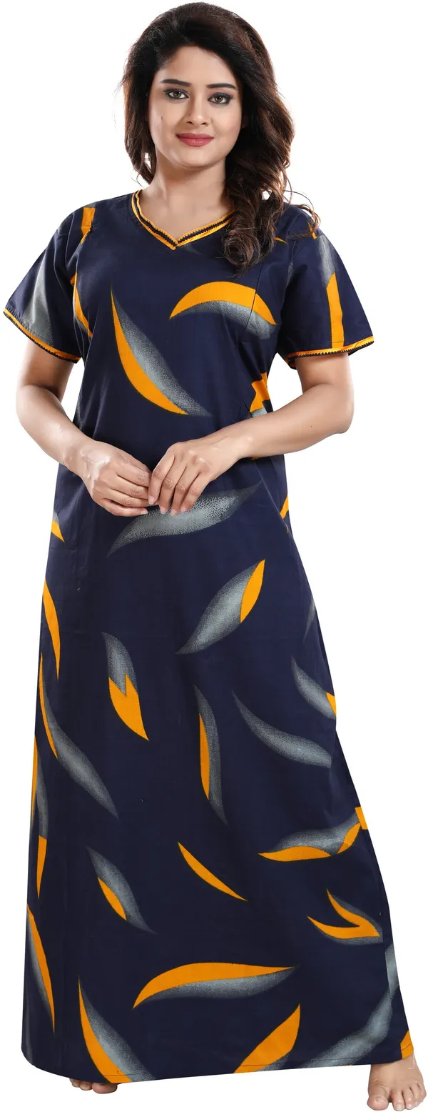 Multicolor_Cotton_Printed_Regular_Maternity_&_Nursing_Nighty_For_Women
