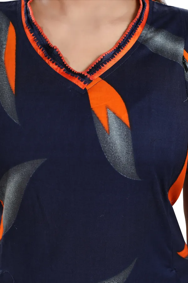 Blue_Cotton_Printed_Regular_Maternity_&_Nursing_Nighty_For_Women