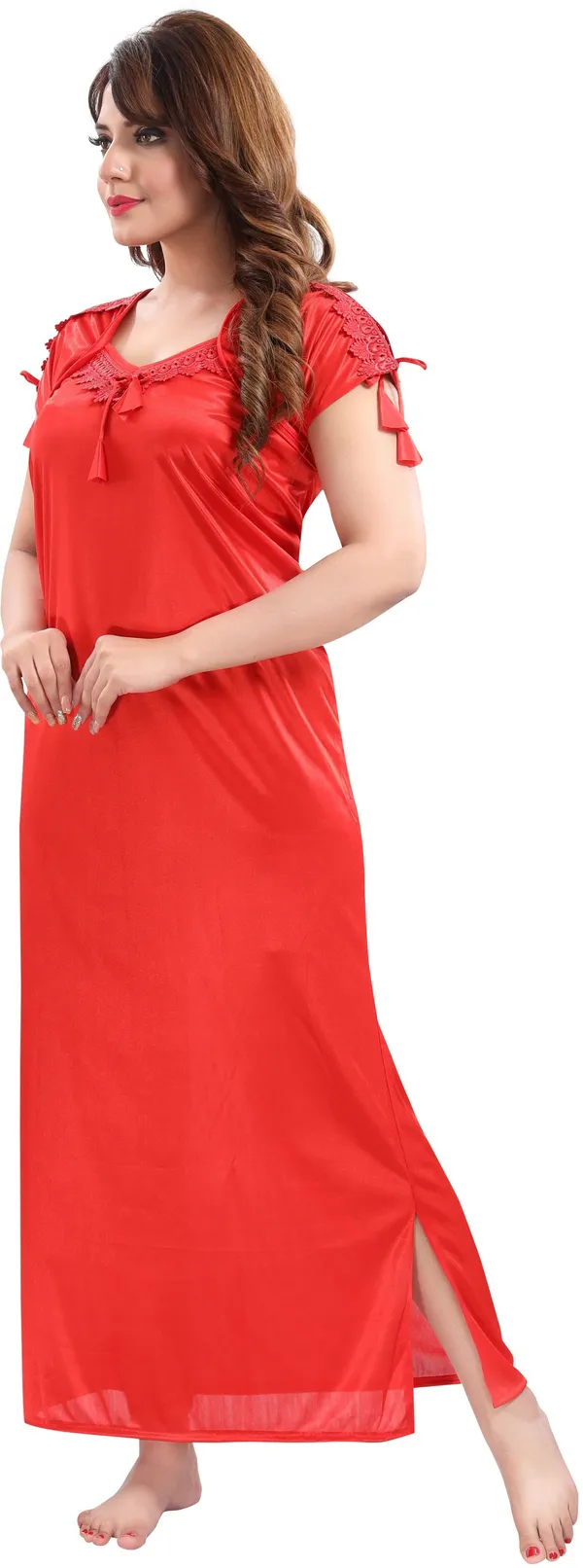 Red_Satin_Self_Design_Regular_&_Honeymoon_Nighty_For_Women
