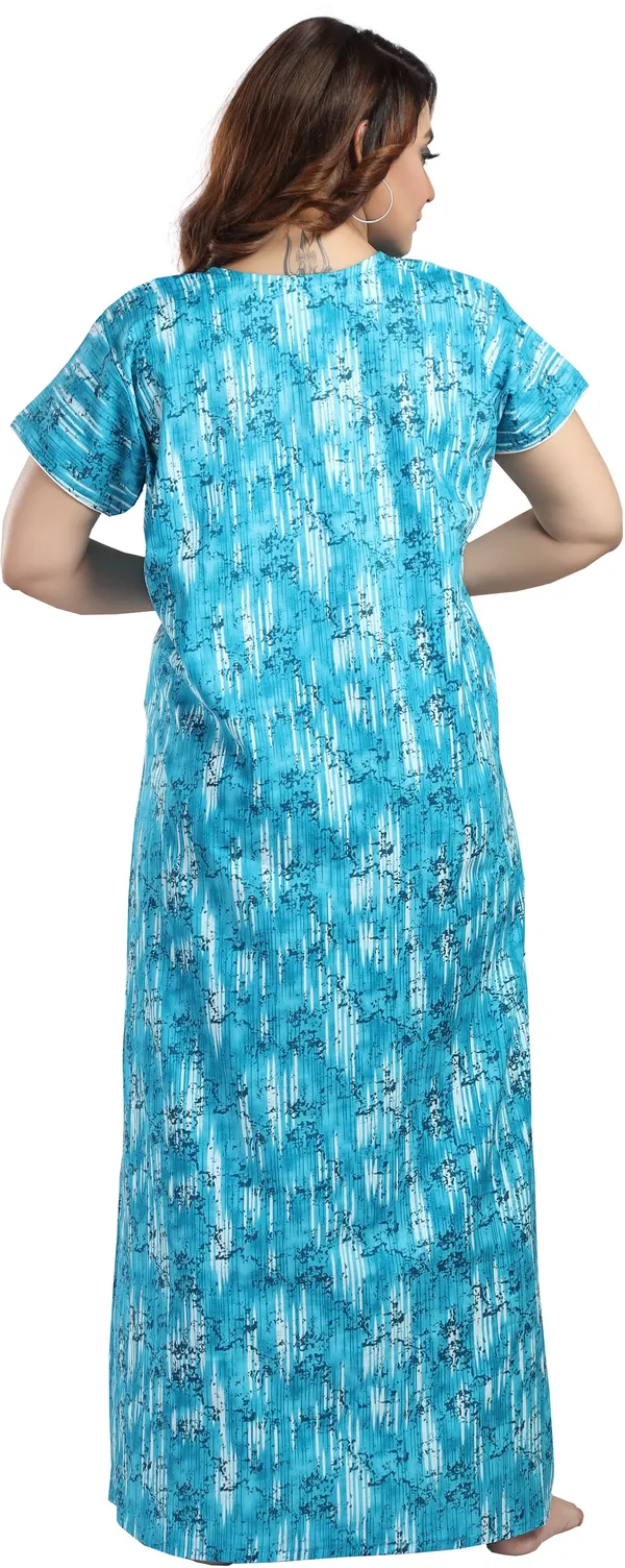 Blue_&_White_&_Dark_Blue_Cotton_Printed_Regular_Nighty_For_Women