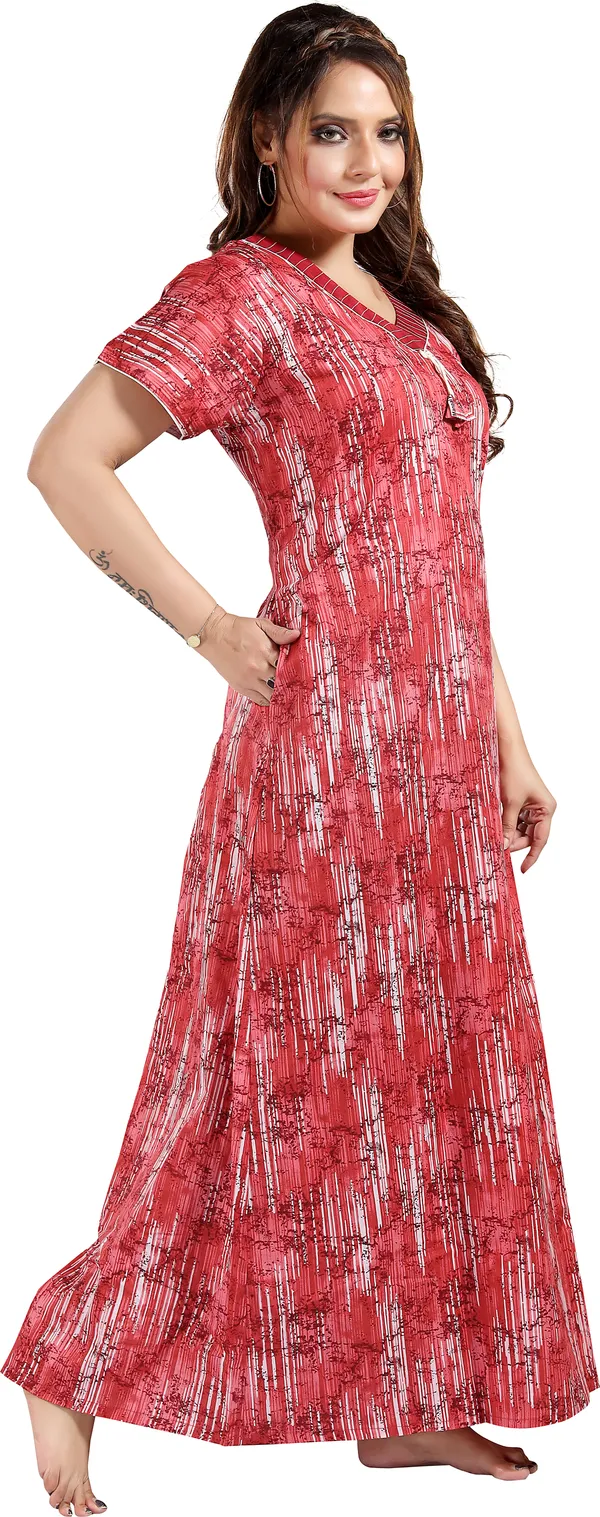 Pink_Cotton_Printed_Regular_Nighty_For_Women