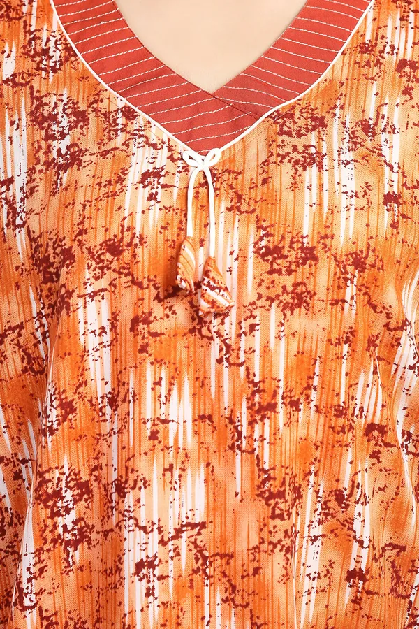 Orange_Cotton_Printed_Regular_Nighty_For_Women