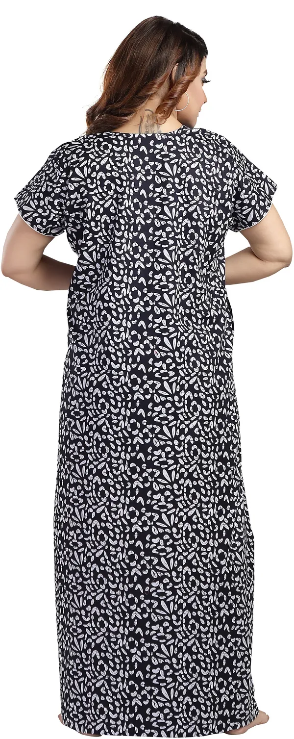Dark_Blue_Cotton_Printed_Regular_Nighty_For_Women