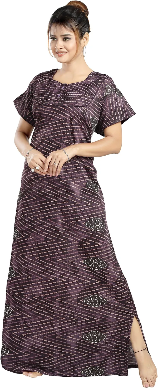 Purple_Sarina_Striped_Regular_Nighty_For_Women