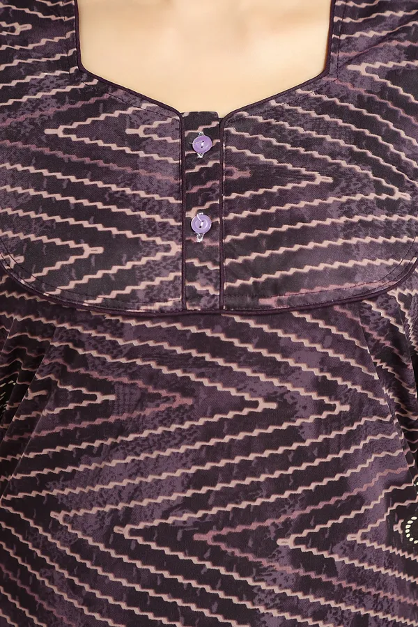 Purple_Sarina_Striped_Regular_Nighty_For_Women