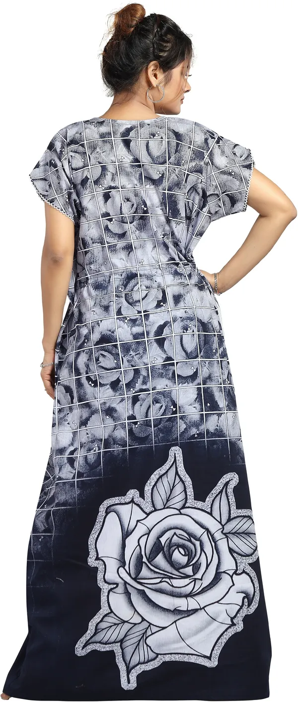 Dark_Blue_Cotton_Self_Design_Regular_Nighty_For_Women