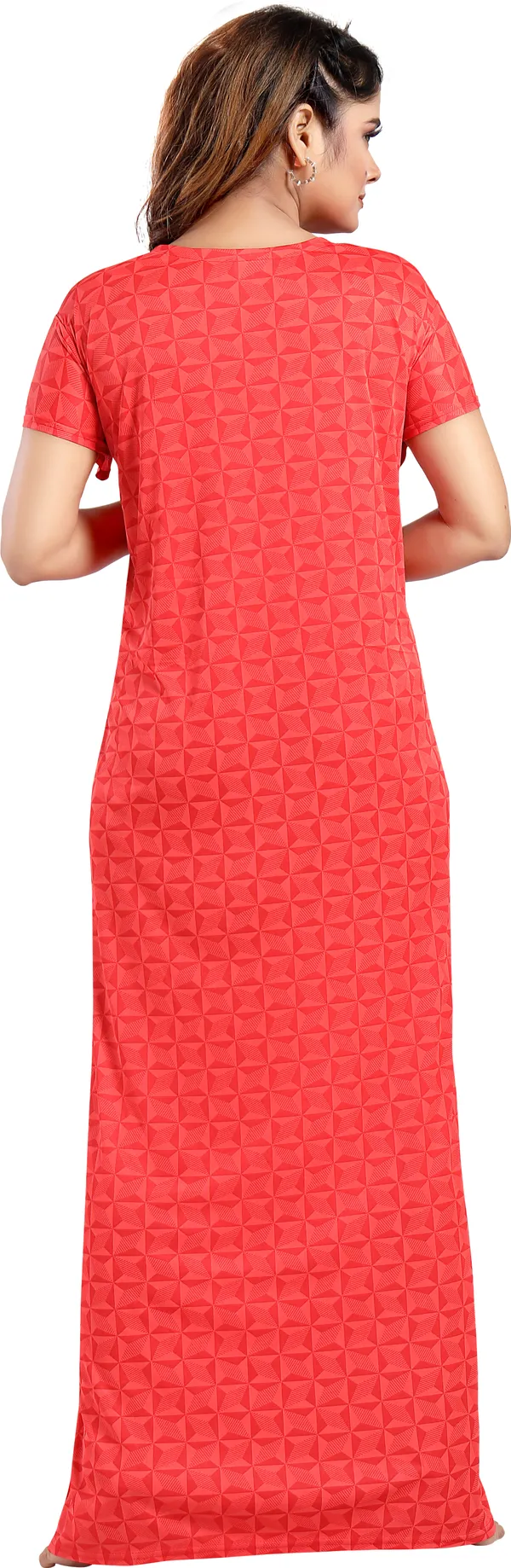 Red_Sarina_Checkered_Regular_Nighty_For_Women