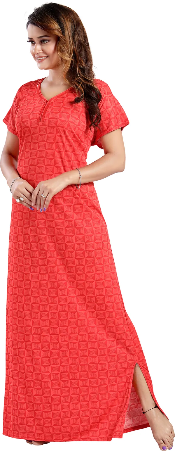 Red_Sarina_Checkered_Regular_Nighty_For_Women