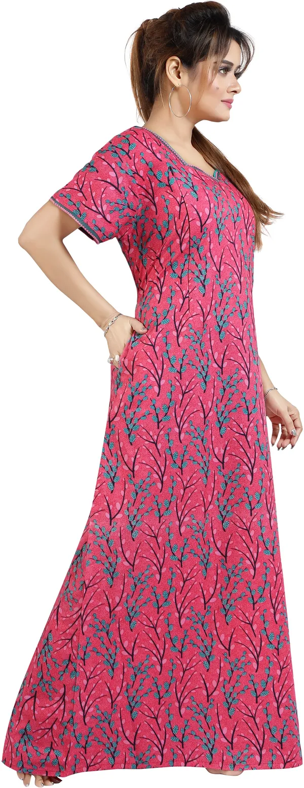 Pink_Cotton_Printed_Regular_Maternity_&_Nursing_Nighty_For_Women