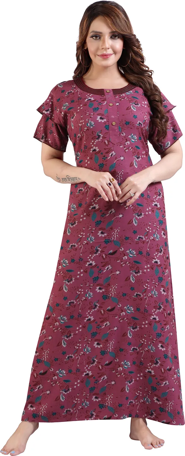 LIFE-TALE_Women_Nighty_(Pink)