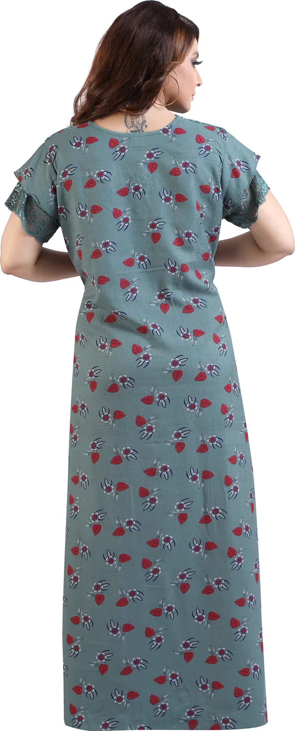 LIFE-TALE_Women_Nighty_(Green)