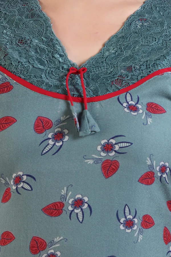 LIFE-TALE_Women_Nighty_(Green)