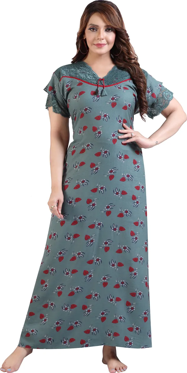 LIFE-TALE_Women_Nighty_(Green)