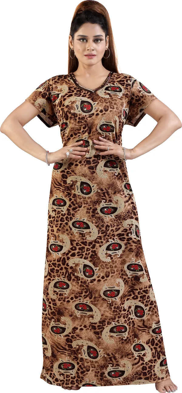 Brown_Sarina_Printed_Regular_Nighty_For_Women