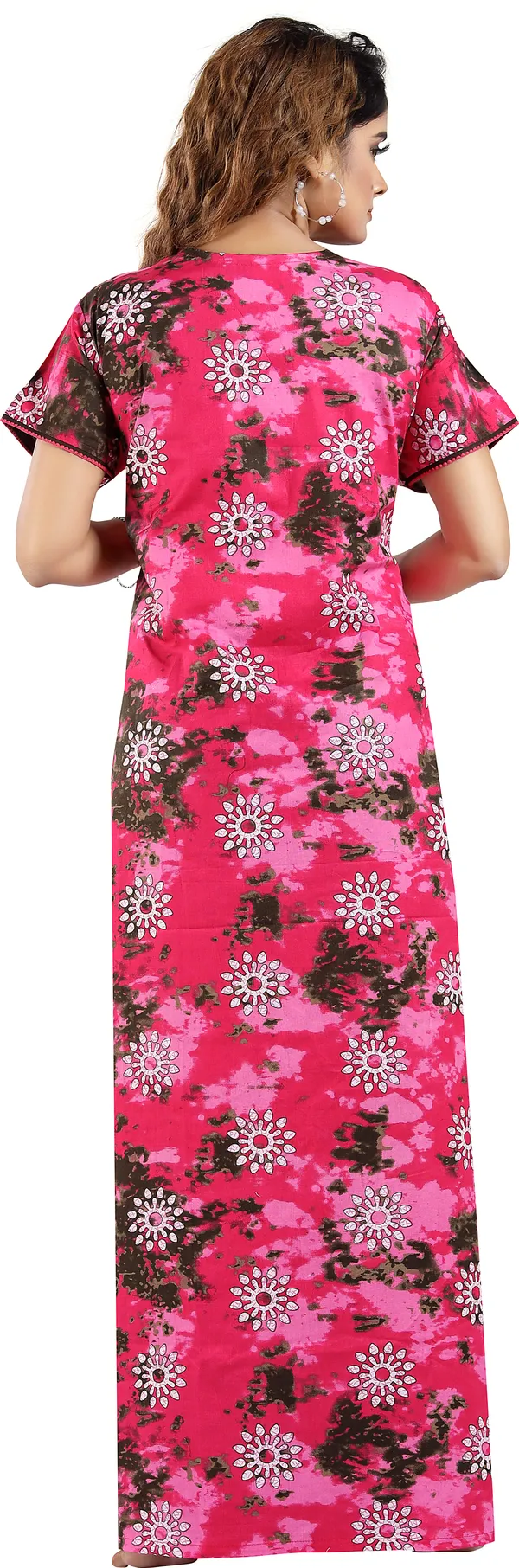 Pink_Cotton_Printed_Regular_Maternity_&_Nursing_Nighty_For_Women