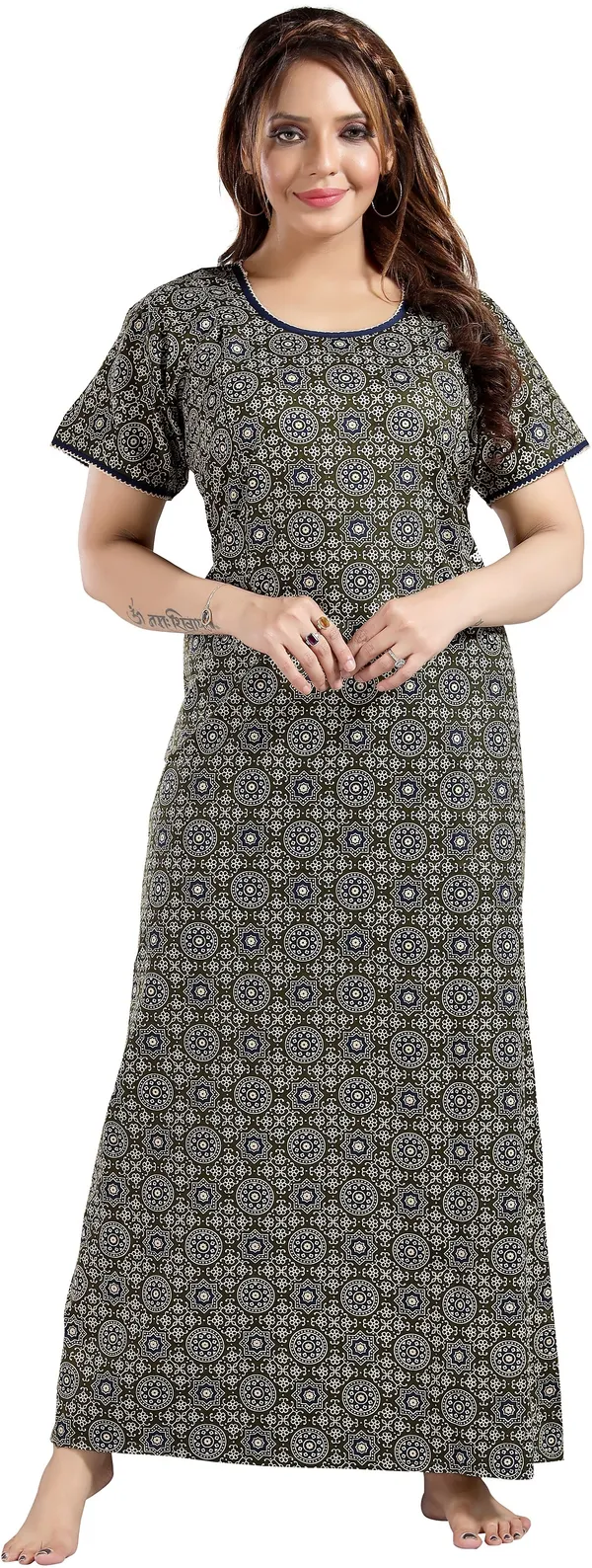 Light_Green_Cotton_Self_Design_Regular_Maternity_&_Nursing_Nighty_For_Women