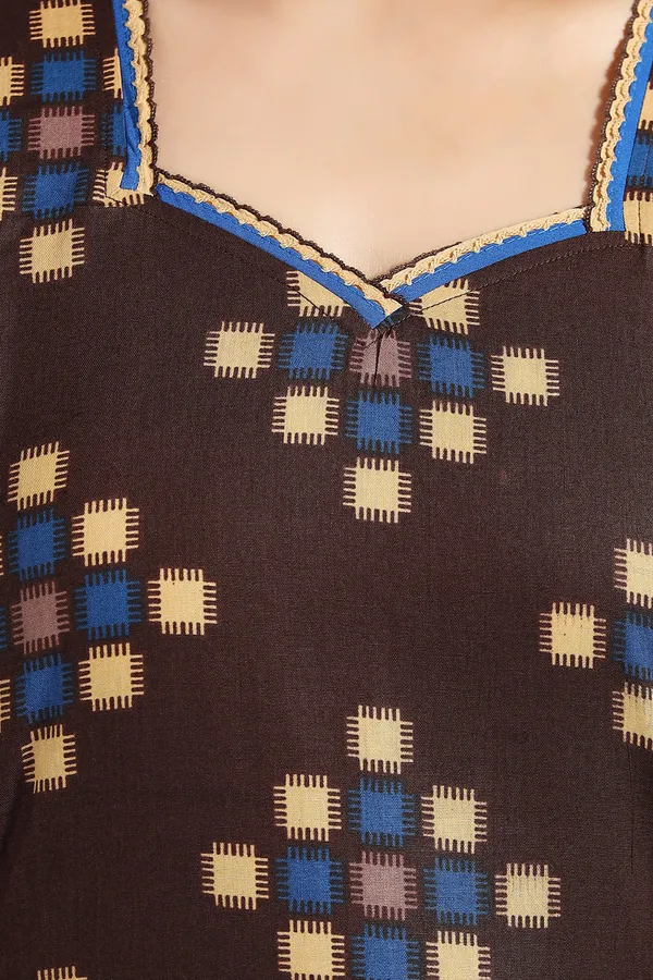 Brown_Cotton_Colorblock_Regular_Maternity_&_Nursing_Nighty_For_Women