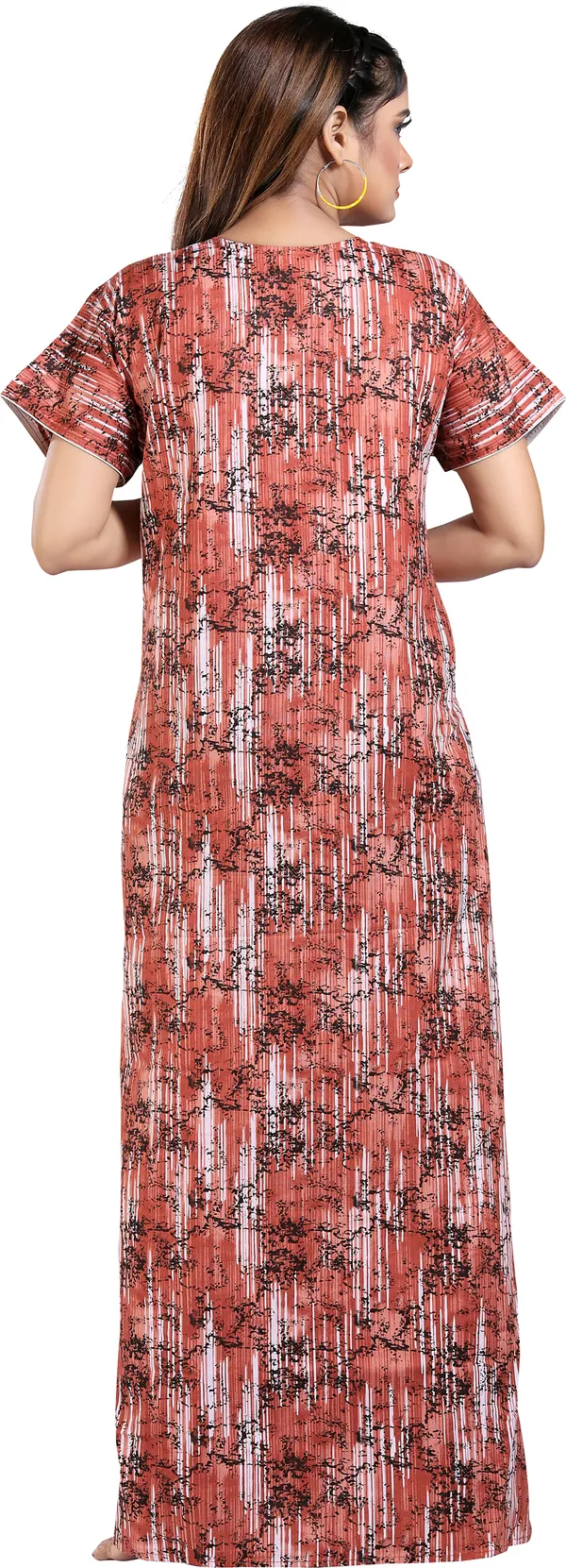 Brown_Cotton_Printed_Regular_Nighty_For_Women