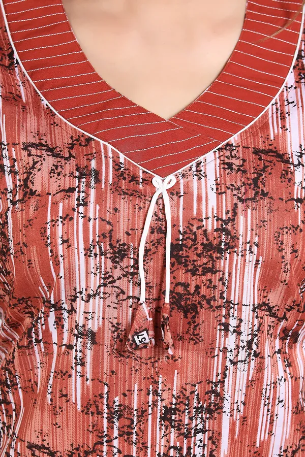 Brown_Cotton_Printed_Regular_Nighty_For_Women