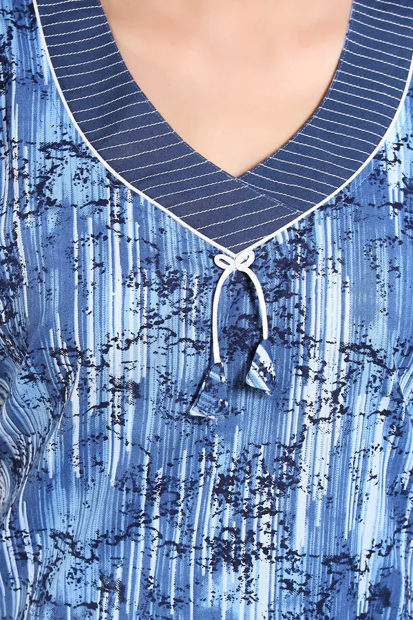 Dark_Blue_Cotton_Printed_Regular_Nighty_For_Women