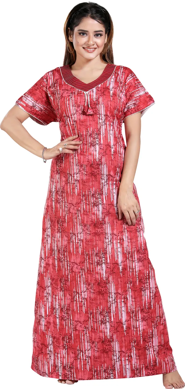 Pink_Cotton_Printed_Regular_Nighty_For_Women