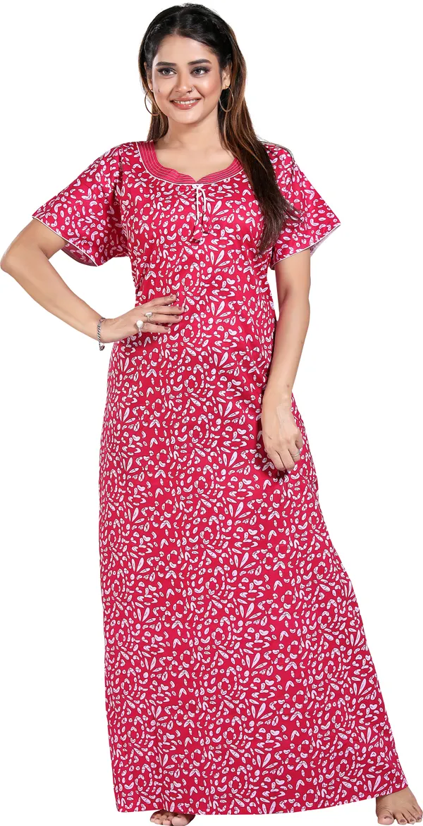 Pink_Cotton_Printed_Regular_Nighty_For_Women