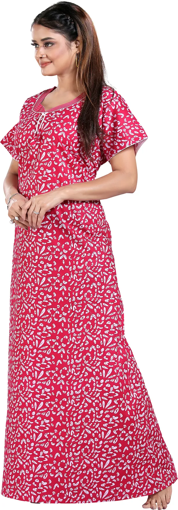 Pink_Cotton_Printed_Regular_Nighty_For_Women