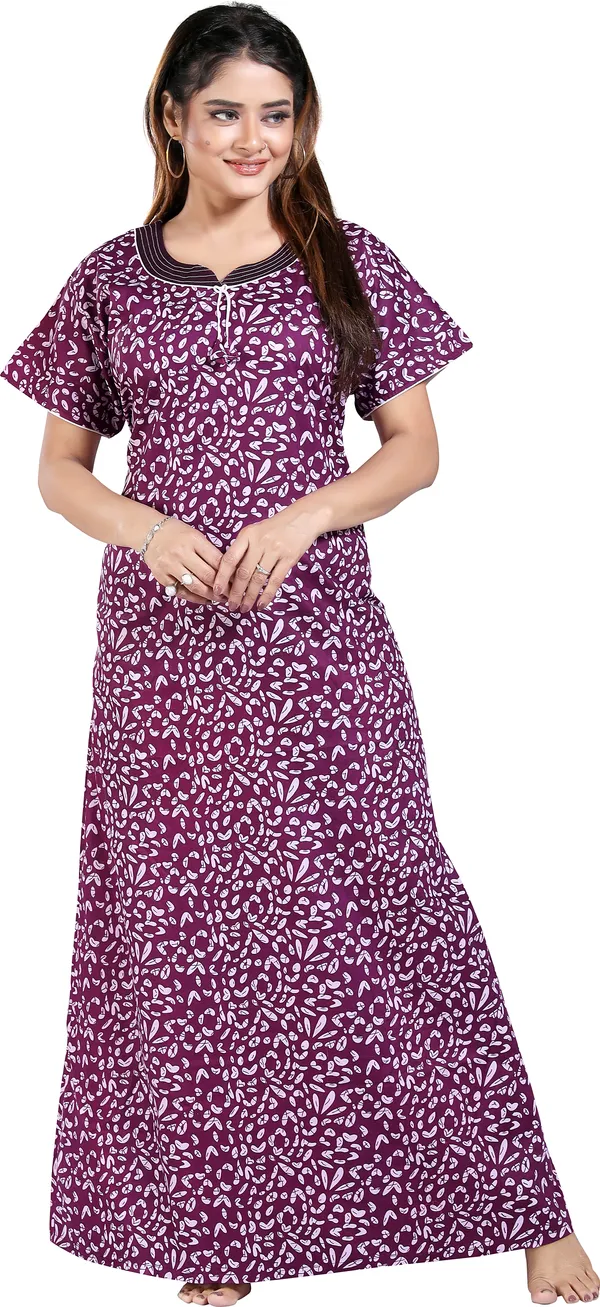 Purple_Cotton_Printed_Regular_Nighty_For_Women