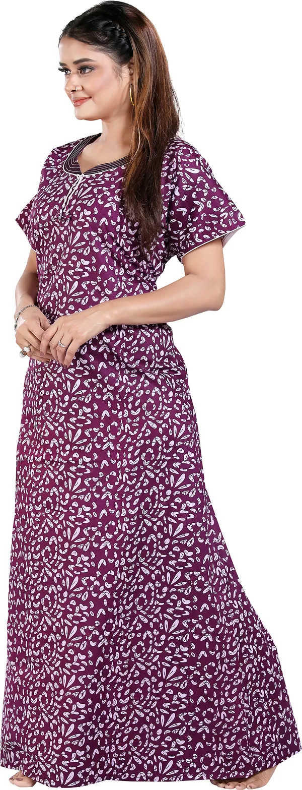 Purple_Cotton_Printed_Regular_Nighty_For_Women