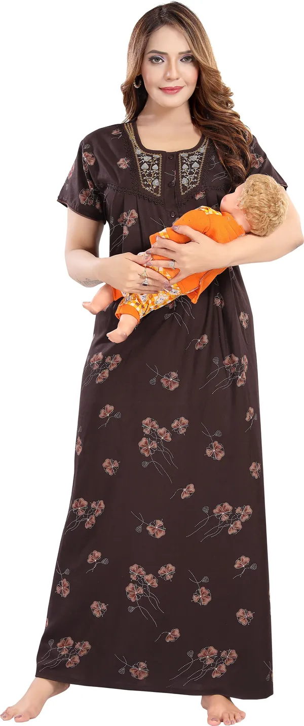 LIFE-TALE_Women_Nighty_(Multicolor)