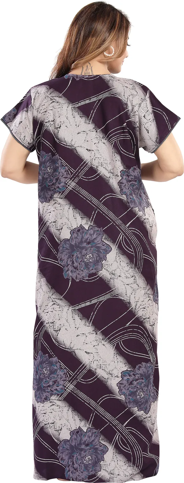 LIFE-TALE_Women_Nighty_(Purple)