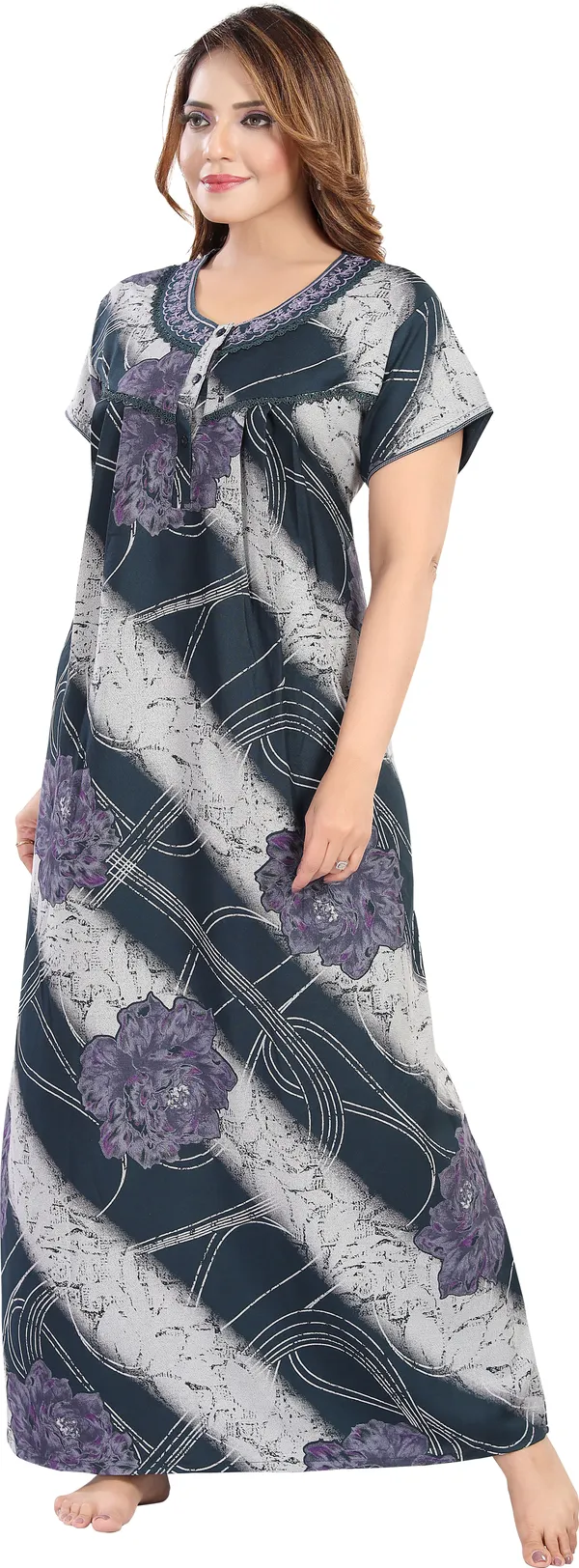 LIFE-TALE_Women_Nighty_(Multicolor)
