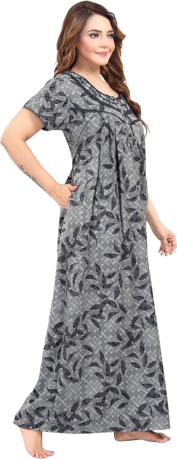 LIFE-TALE_Women_Nightdress_(Grey)