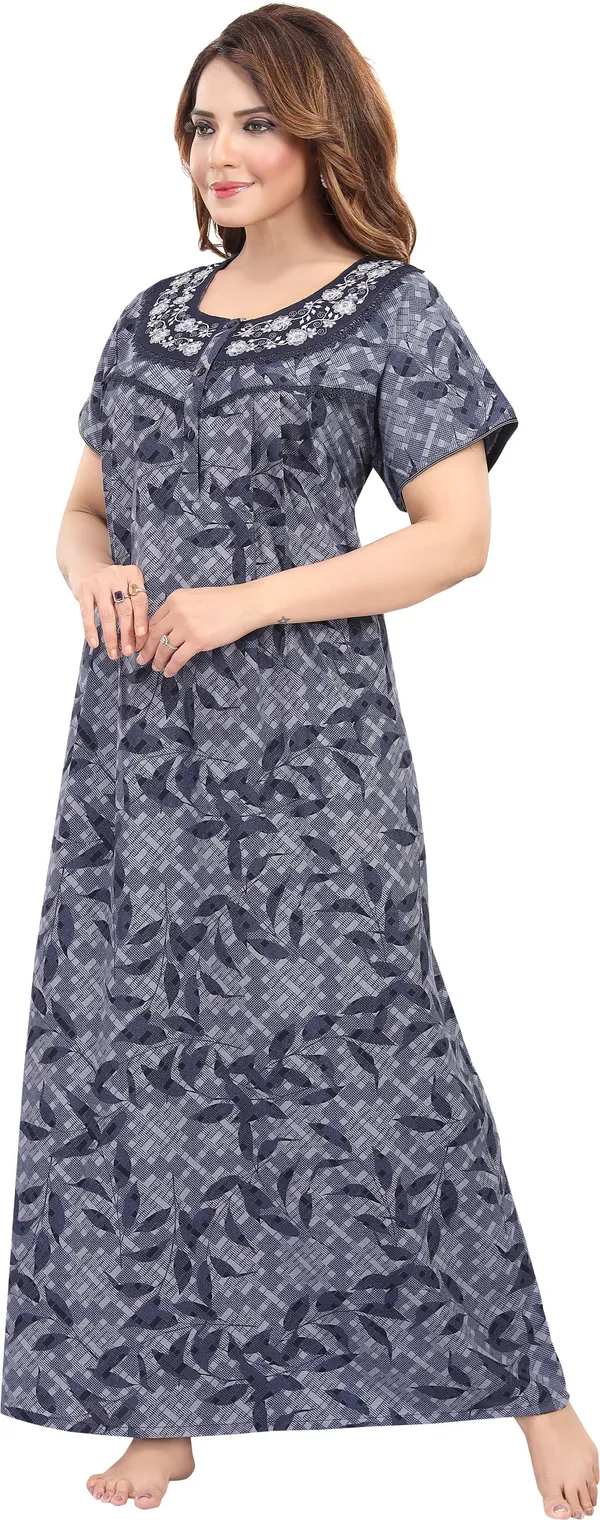 LIFE-TALE_Women_Nightdress_(Grey)