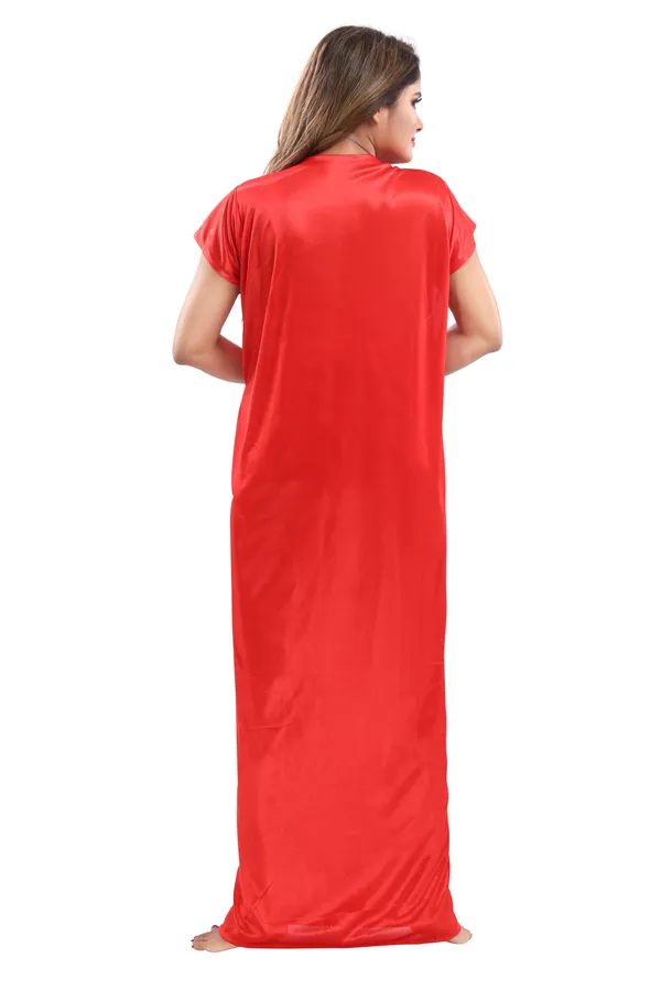 Red_Satin_2_Pc_Bridal_Nighty/Honeymoon/Regular_Nighty_with_Robe(Pack_of_2)