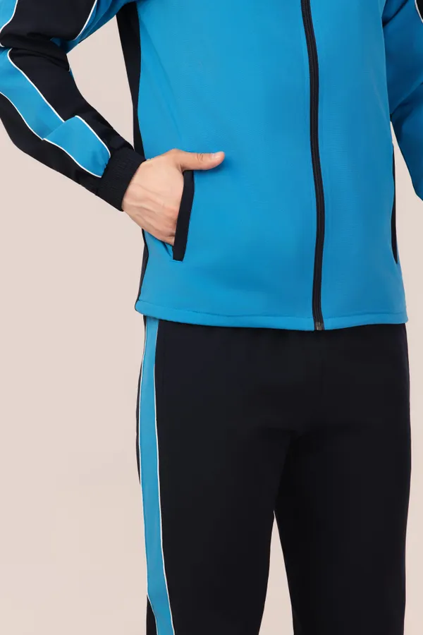 Navy/Skyblue_X05_Track_Suit_For_Men