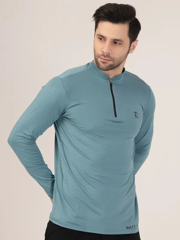 AQUA_FULL_SLEEVE_ZIPPER_TSHIRT