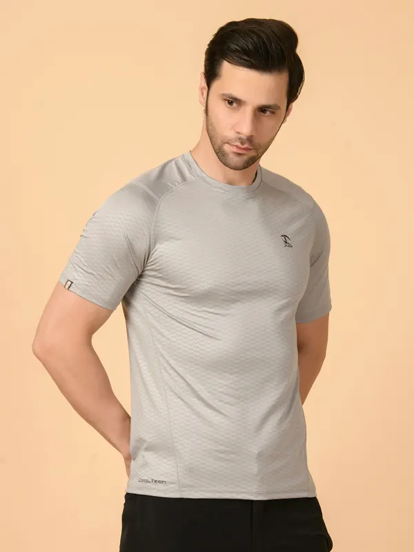 Light_Grey_Activewear_Half_Sleeves_T-Shirt_For_Men