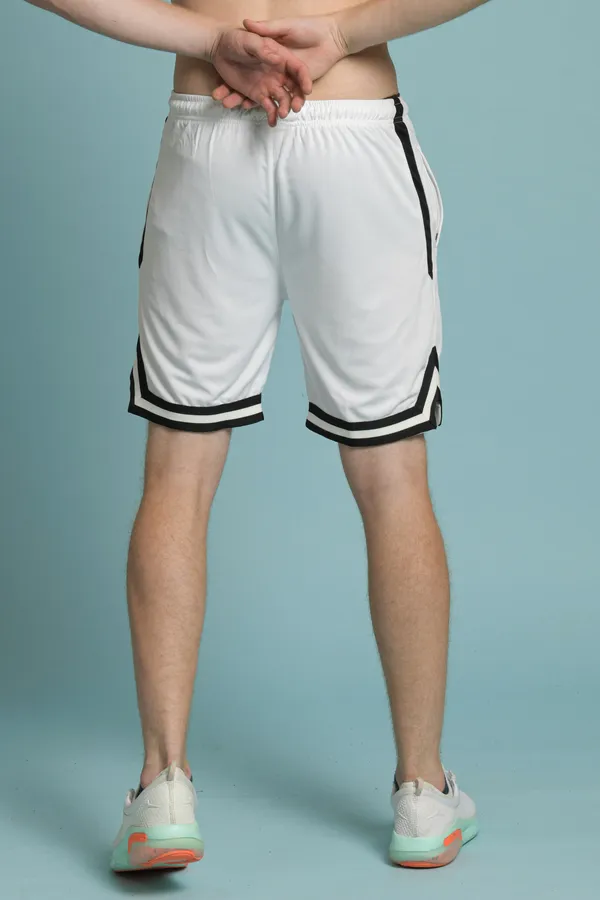 White_Activewear_Basketball_Shorts_For_Men